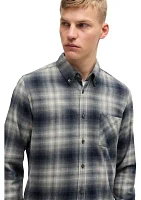 Long Sleeve Plaid Shirt