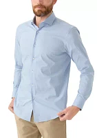 Men's Spread Collar Dress Shirt