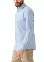 Men's Spread Collar Dress Shirt