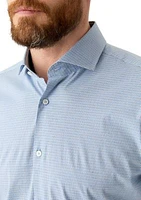 Men's Spread Collar Dress Shirt