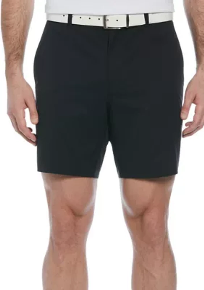 Men's 7" Flat Front Golf Shorts with Active Waistband