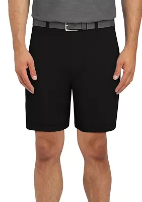 Men's Flat Front Performance Pull On Golf Shorts