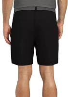 Men's Flat Front Performance Pull On Golf Shorts