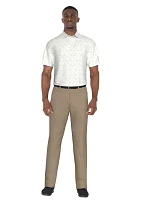 Solarized Golf Print Short Sleeve Polo Shirt