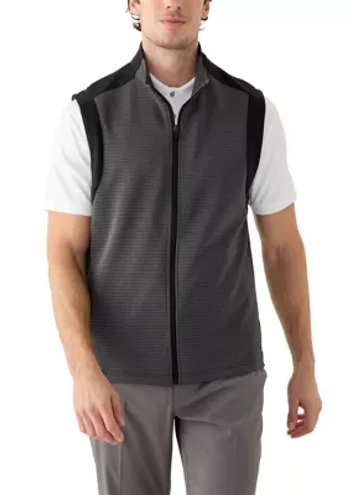 Men's Ottoman Full Zip Golf Vest