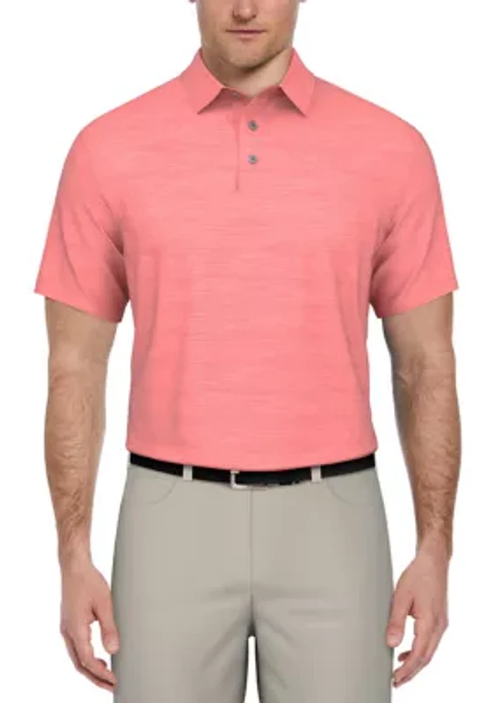 Short Sleeve Jasper Airflux Polo Shirt with Self Collar