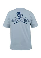 Short Sleeve Skull and Poles Shirt