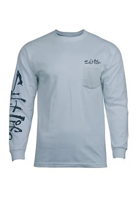 Hook Line and Sinker Long Sleeve Pocket Tee