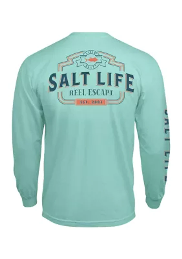 Reel Livin Long Sleeve Graphic T-Shirt