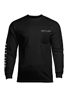 Long Sleeve Tuna Journey Graphic T-Shirt