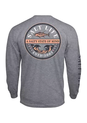 Men's Big Tribal Tuna Long Sleeve Graphic T-Shirt