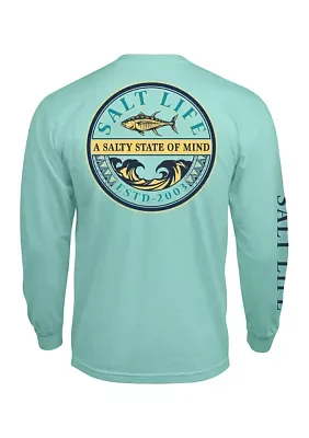 Tribal Tuna Long Sleeve Graphic T-Shirt