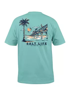 Men's Tall Pierside Graphic T-Shirt