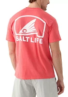 Men's Short Sleeve Pro Salt Redfish Graphic T-Shirt