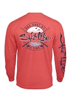 One Cast at a Time Long Sleeve Graphic T-Shirt