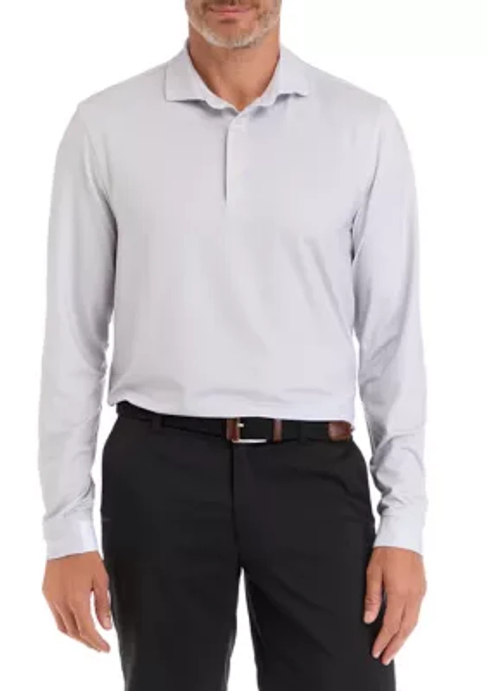 Men's Long Sleeve Herringbone Shirt