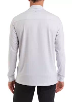 Men's Long Sleeve Herringbone Shirt