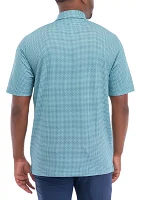 Men's Lake Print Polo Shirt