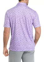 Men's Octopus Printed Polo Shirt