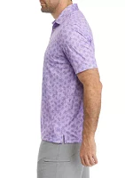 Men's Octopus Printed Polo Shirt