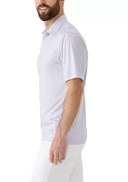 Men's Windmill Print Polo Shirt