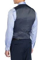 Solid Stretch Suit Vest