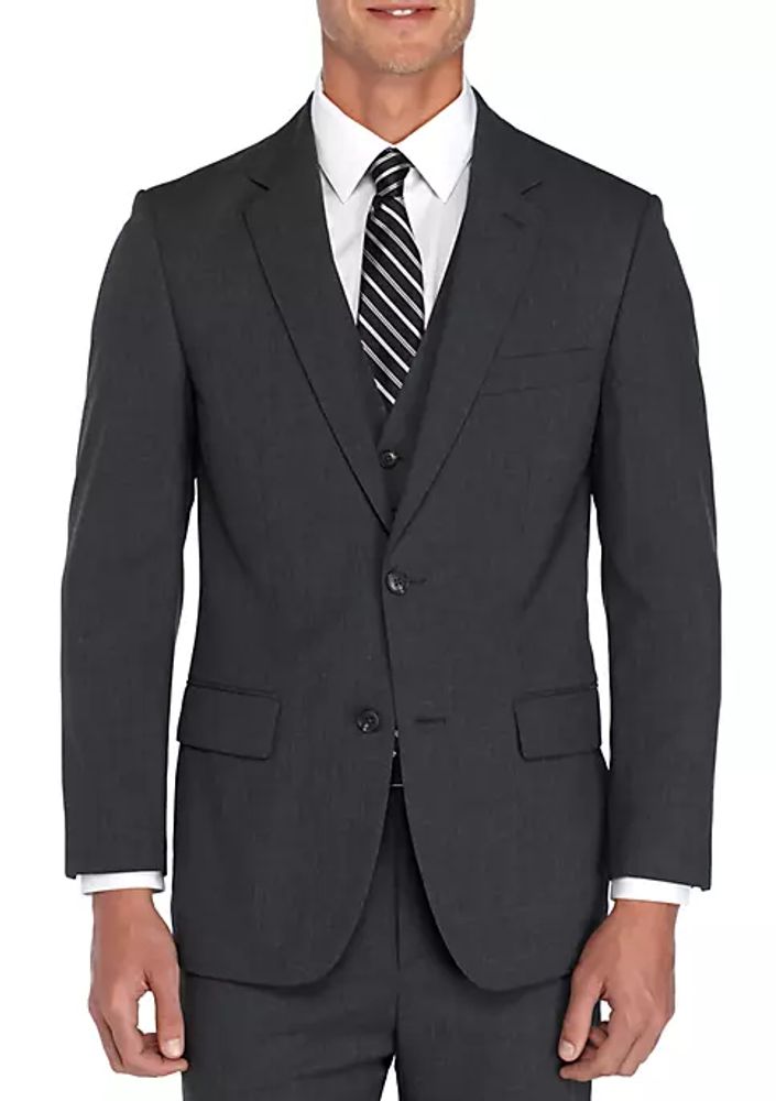 Stal Tentakel Slang Belk Big & Tall Charcoal Stretch Suit Coat | The Summit