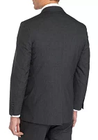 Big & Tall Charcoal Stretch Suit Coat