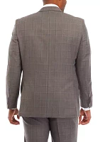 Windowpane Suit Separate Coat