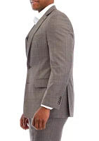 Windowpane Suit Separate Coat