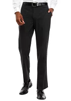 Men's Textured Flat Front Pants