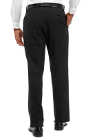 Men's Textured Flat Front Pants