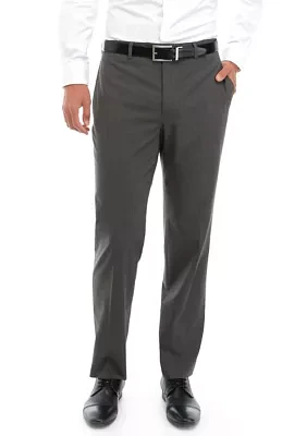 Men's Textured Flat Front Pants