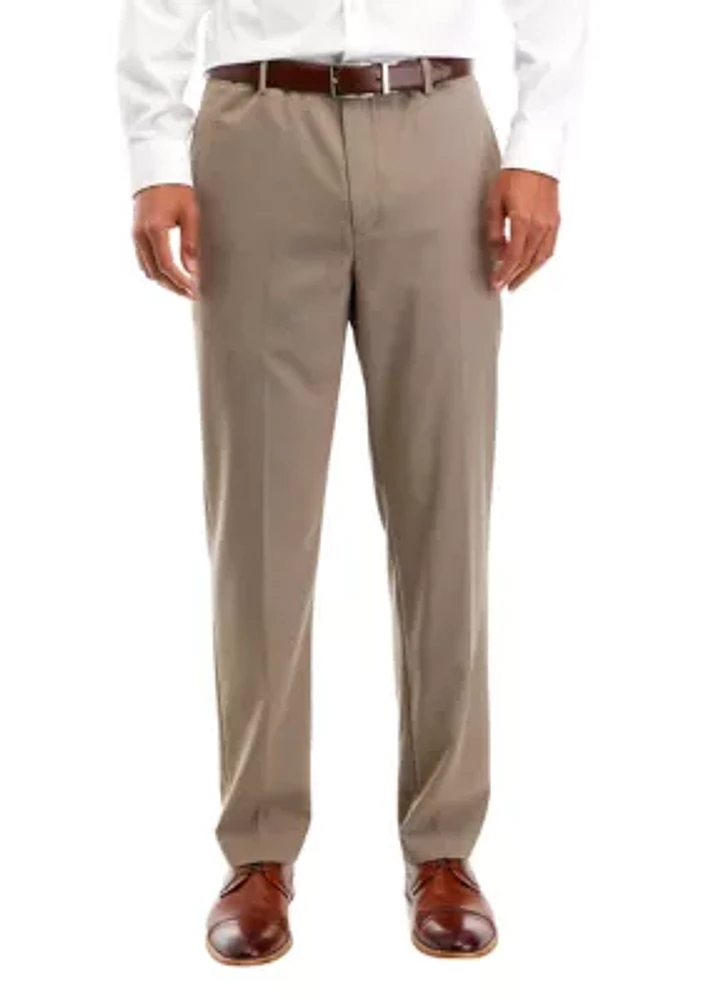 Flat Front Stretch Pants