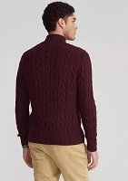 Cable Knit Cotton Sweater