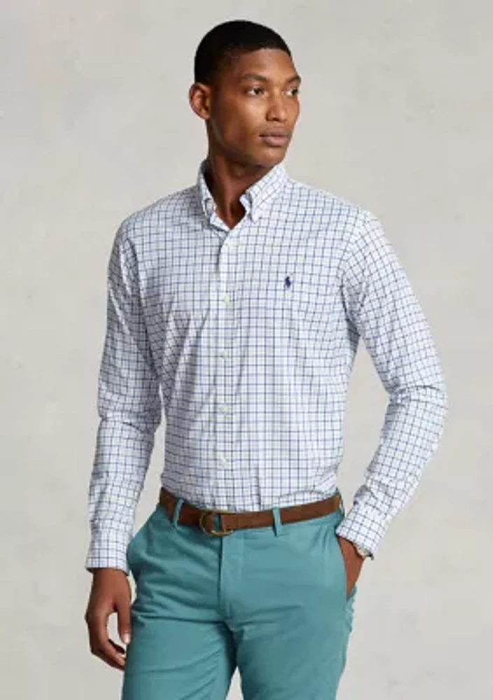 Classic Fit Plaid Performance Shirt