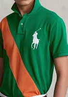 Classic Fit Big Pony Mesh Polo Shirt