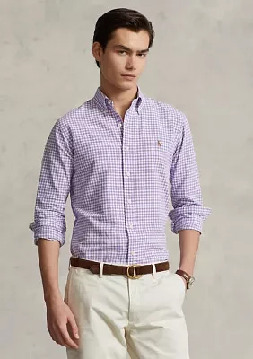 Classic Fit Gingham Oxford Shirt