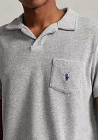 Cotton Blend Terry Polo Shirt