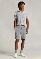 Cotton Blend Terry Polo Shirt