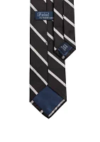 Striped Silk Repp Tie