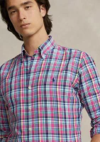 Classic Fit Plaid Performance Shirt