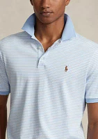 Classic Fit Striped Soft Cotton Polo Shirt