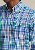 Classic Fit Plaid Performance Shirt