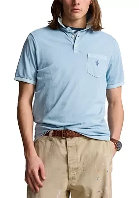 Classic Fit Garment Dyed Polo Shirt