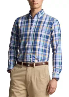 Classic Fit Plaid Oxford Shirt