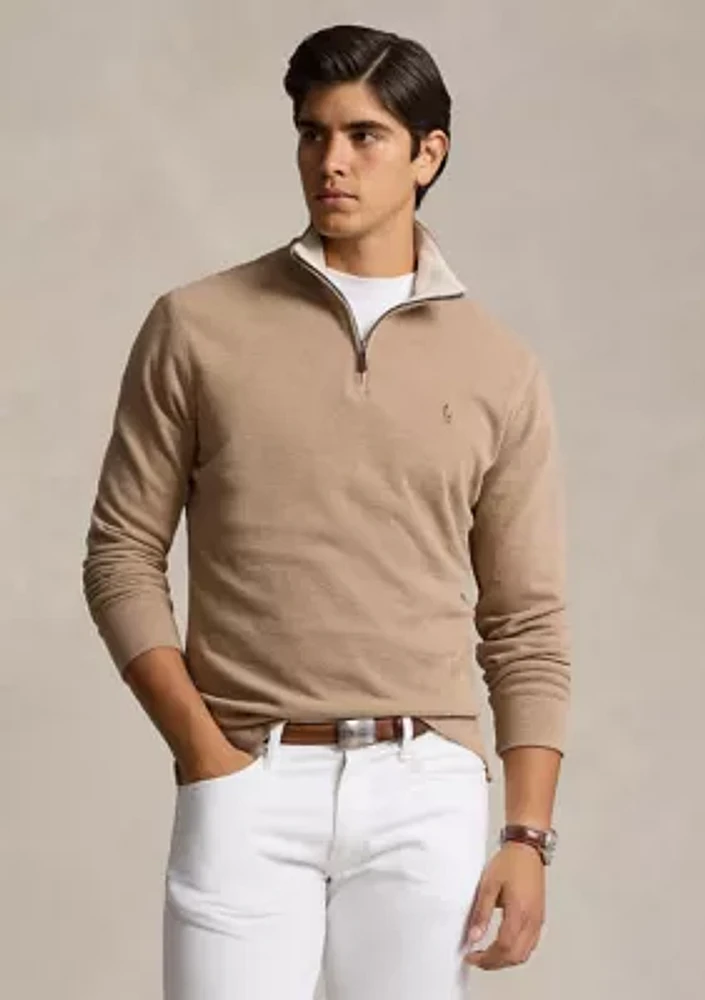 Estate Rib Quarter Zip Pullover Sweatshirt