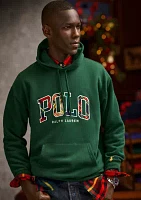 The RL Fleece Plaid-Logo Hoodie