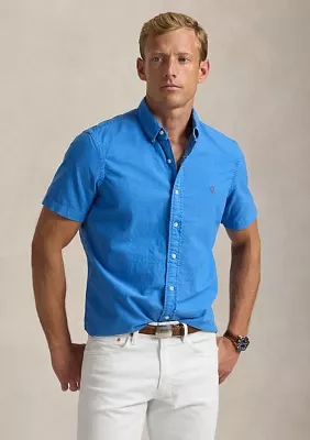 Classic Fit Garment Dyed Oxford Shirt