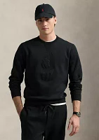 Leather Pony Double Knit Sweatshirt